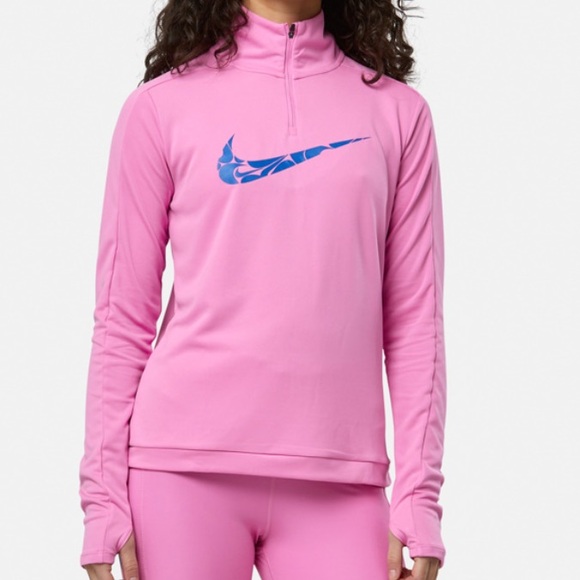 Nike Tops - Nike Women’s Dri-Fit Half Zip Running Top in Pink size XS